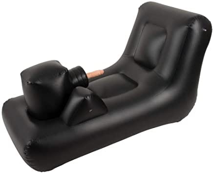 Dark Magic thrusting chair with full sized dildo for different sex positions