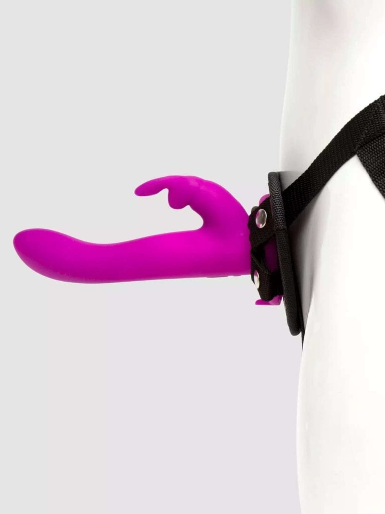 Happy Rabbit Rechargeable Vibrating Strap-On Harness Set