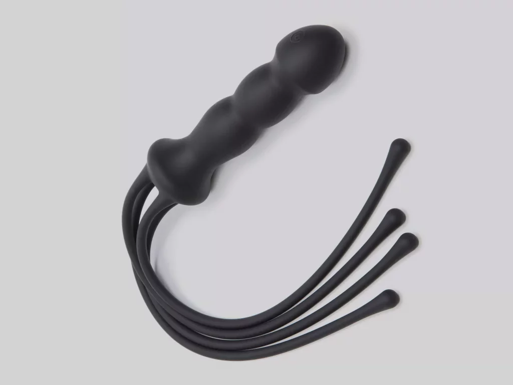 Doc Johnson Silicone Flogger Whip with Dildo Handle