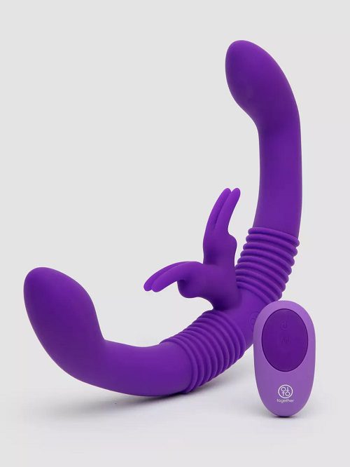 Together Toy Remote Control Dual Motor Couple's Rabbit Vibrator
