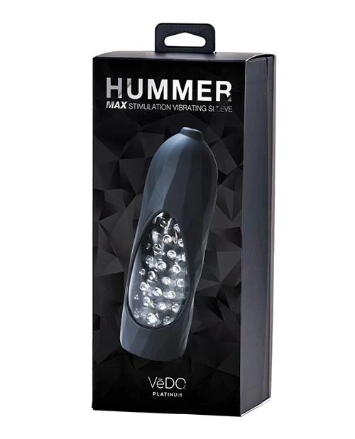 Vedo Hummer Max Rechargeable Vibrating Sleeve in a box