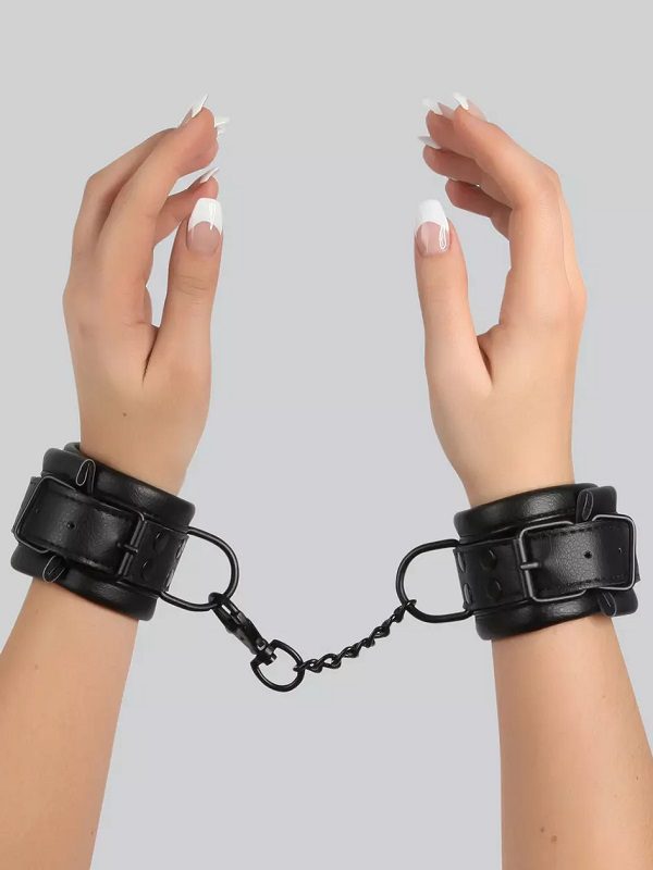 Faux Leather Wrist Cuffs