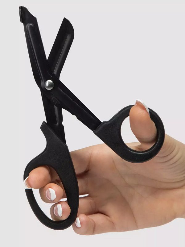 Bondage Safety Scissors in a hand