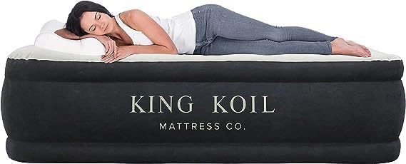 Woman sleeping on the King Koil