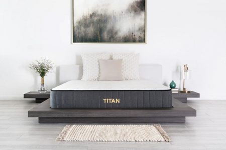 The Titan Firm Hybrid is the best mattress if you’re in a plus size couple